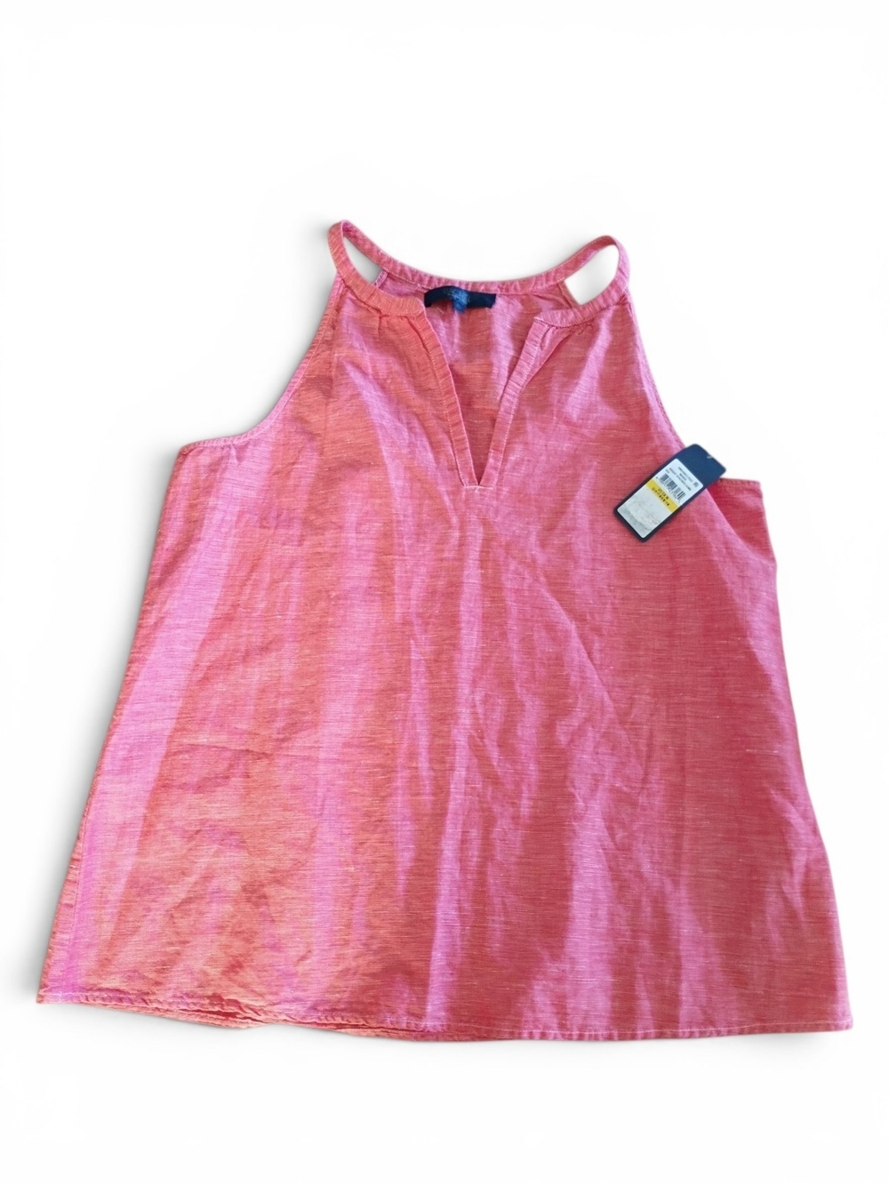 RACHEL Rachel Roy Hot Pink Textured V-Neck Top